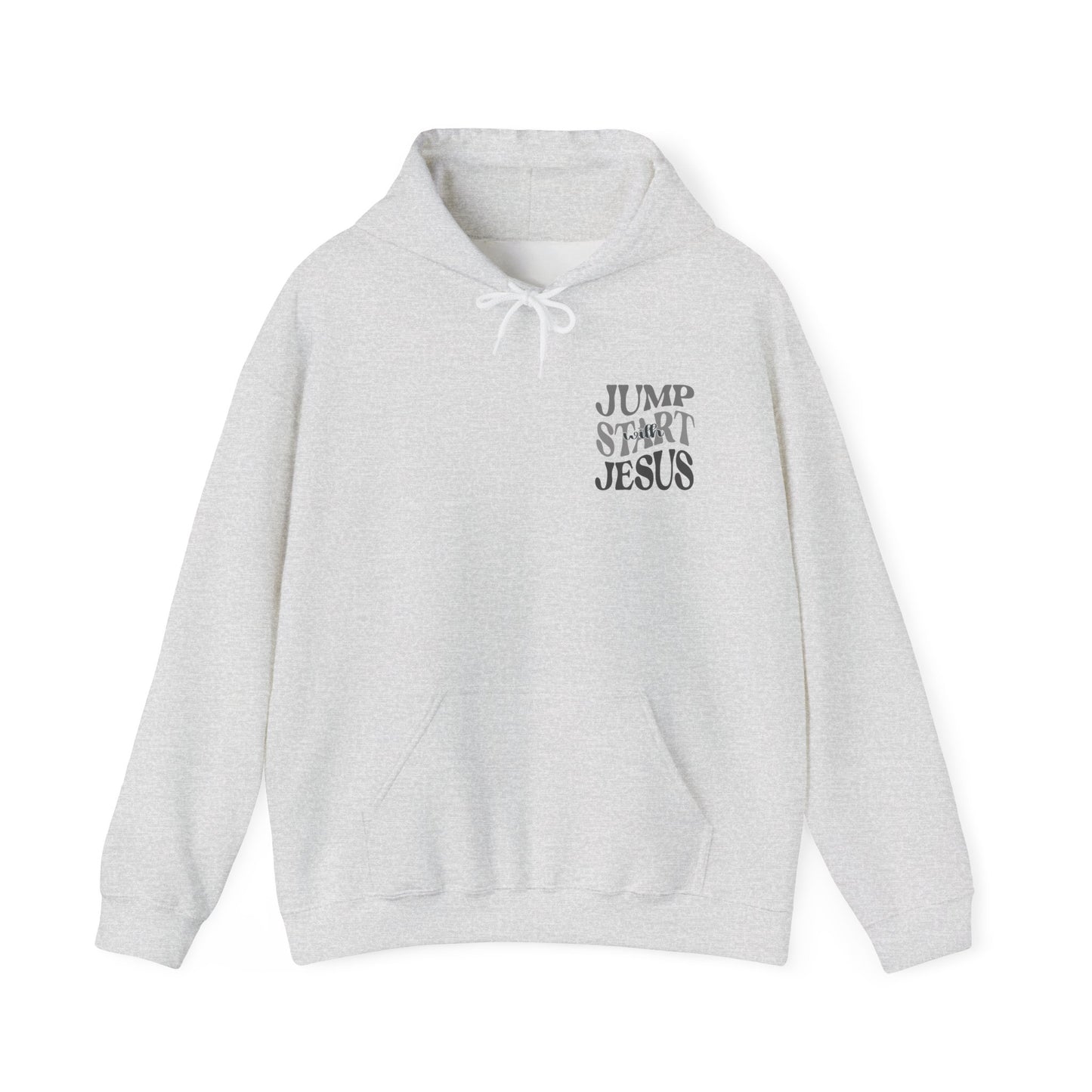 Unisex Jump Start with Jesus Wavy Hoodie MN