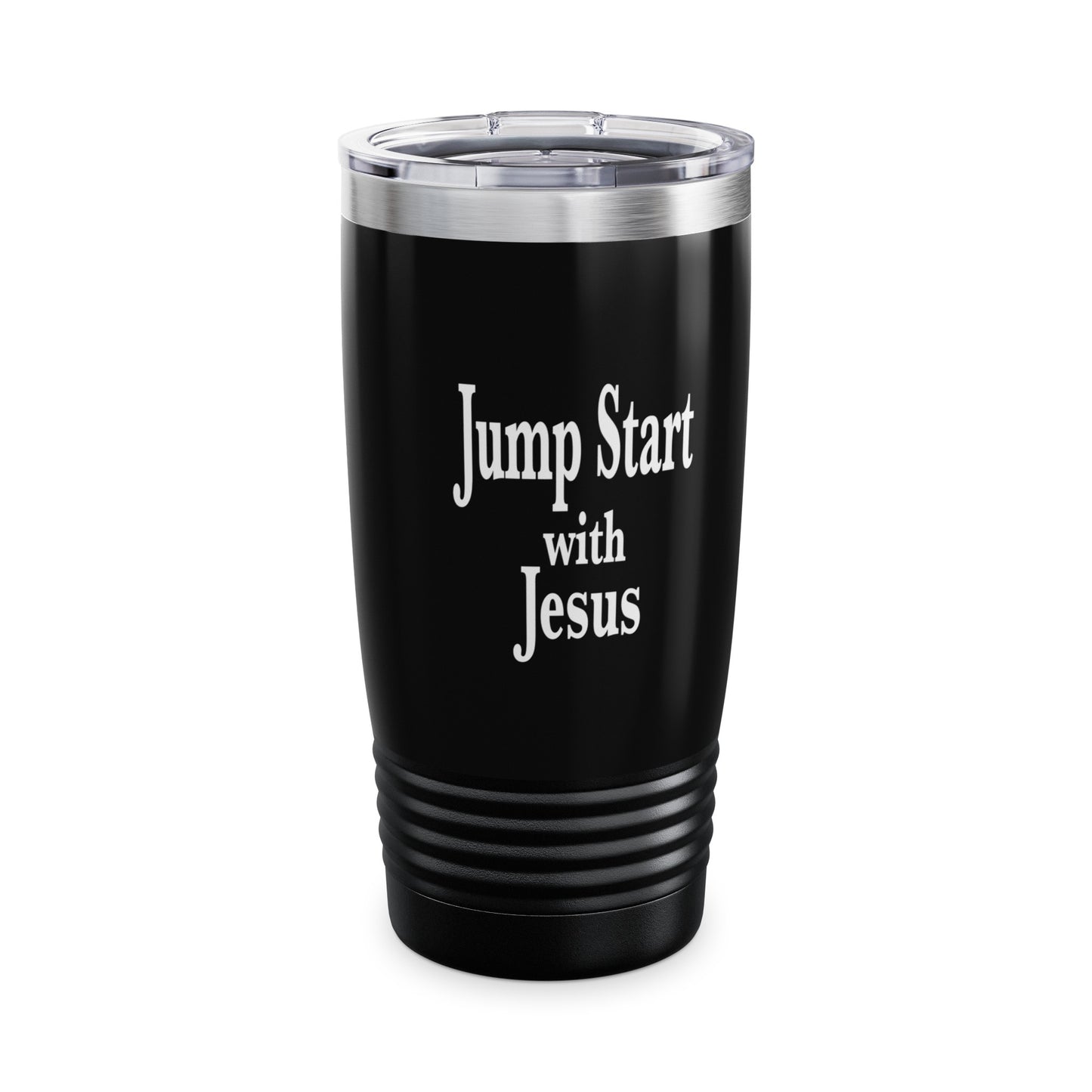 Jump Start With Jesus Tumbler, 20oz