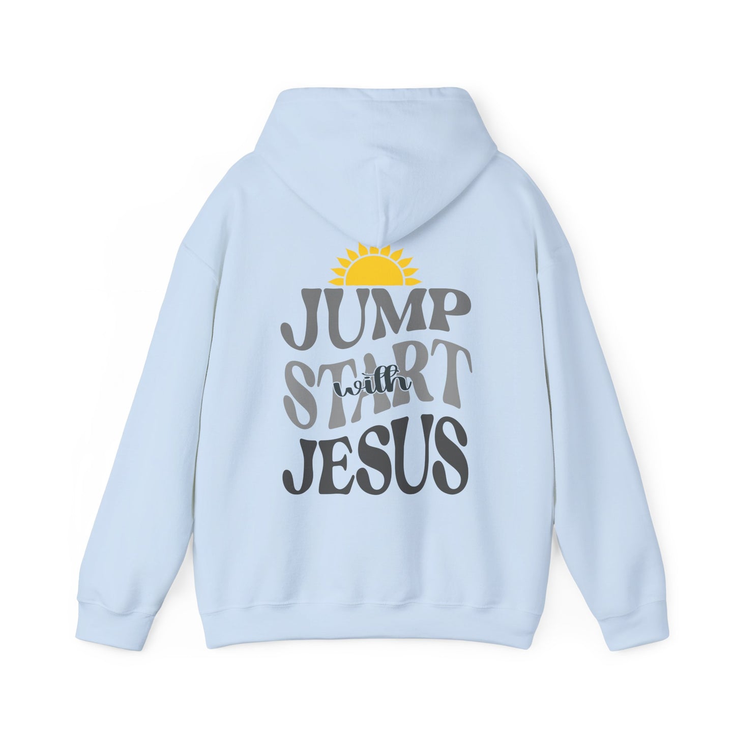 Unisex Jump Start with Jesus Wavy Hoodie MN