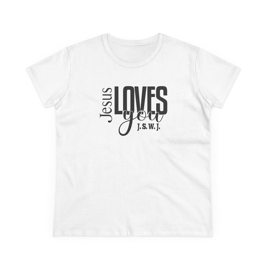 Women's Jesus Loves You Tee