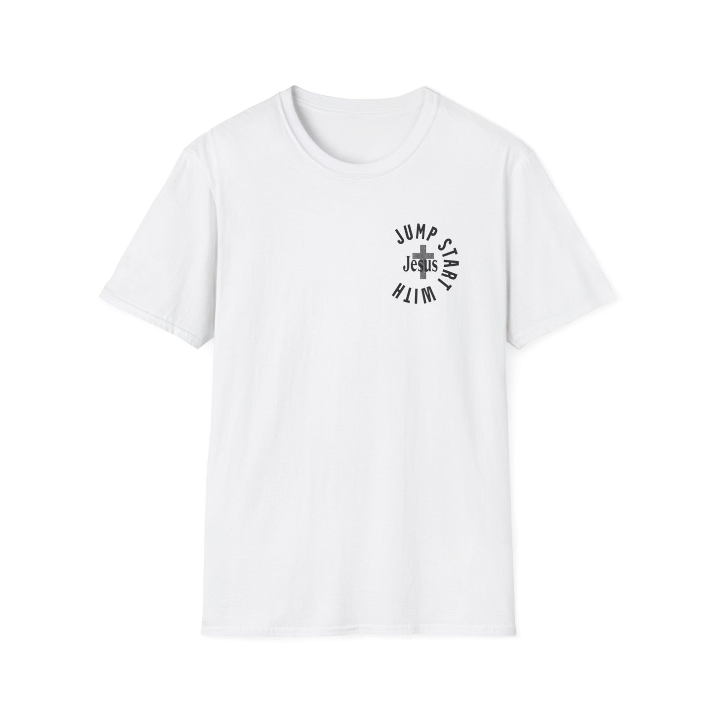 Semicircle Jump Start With Jesus Unisex T-Shirt