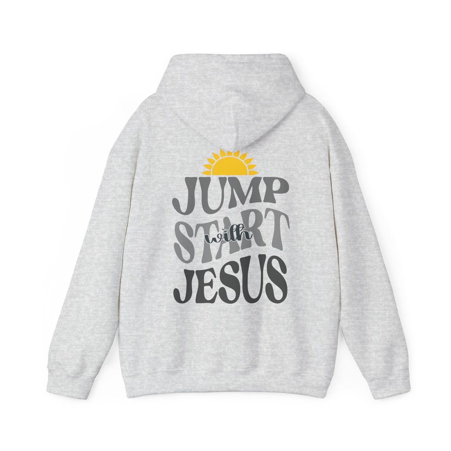 Unisex Jump Start with Jesus Wavy Hoodie MN