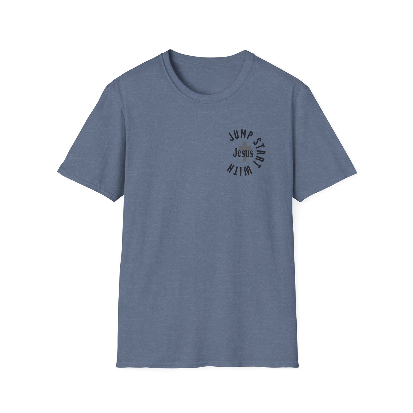 Semicircle Jump Start With Jesus Unisex T-Shirt