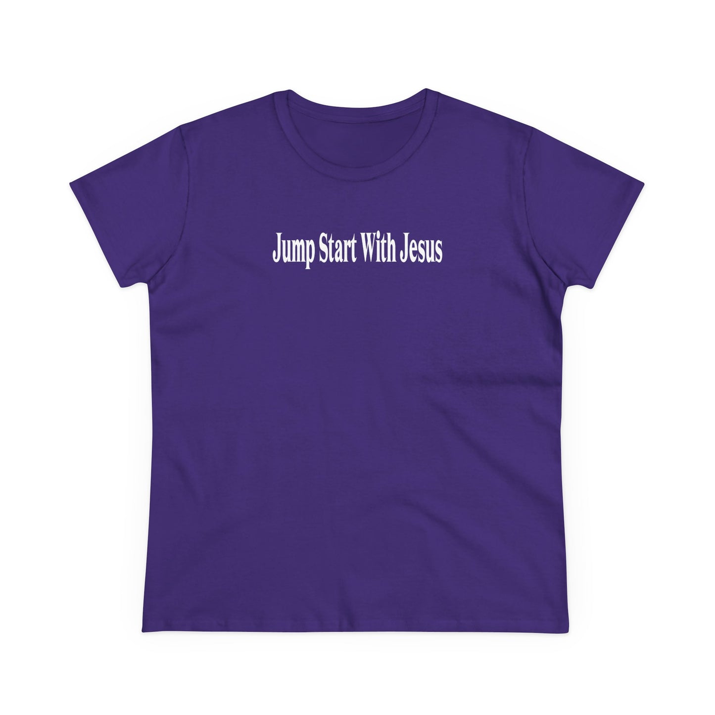 Women's Jump Start Classic White Logo Tee