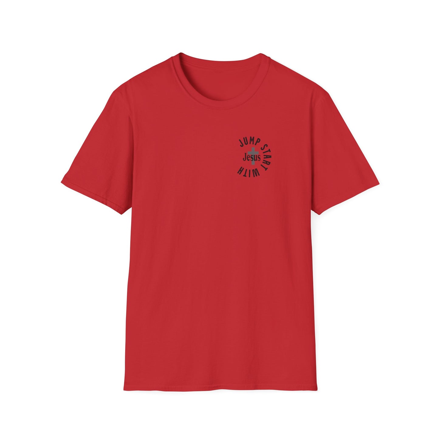 Semicircle Jump Start With Jesus Unisex T-Shirt