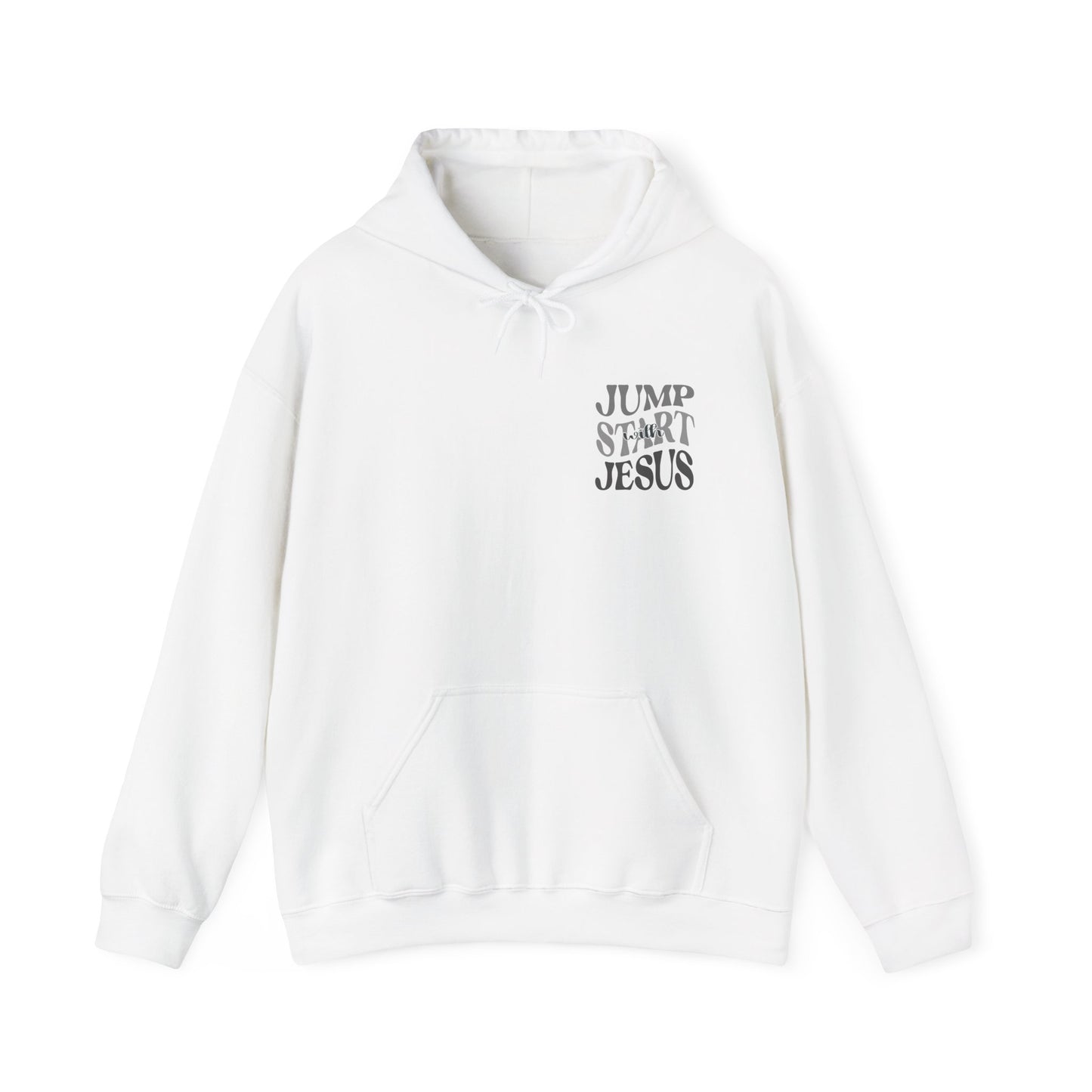 Unisex Jump Start with Jesus Wavy Hoodie MN