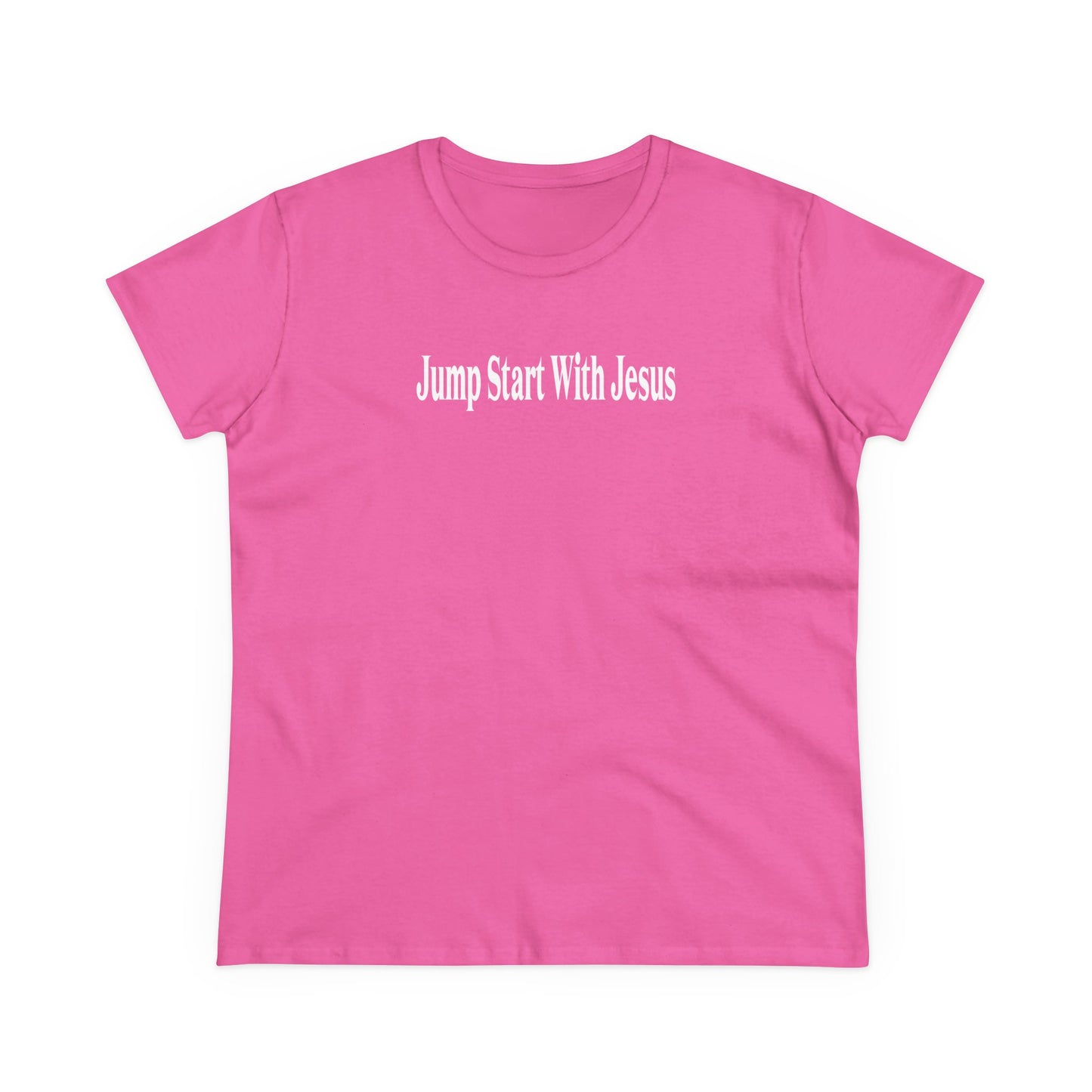 Women's Jump Start Classic White Logo Tee