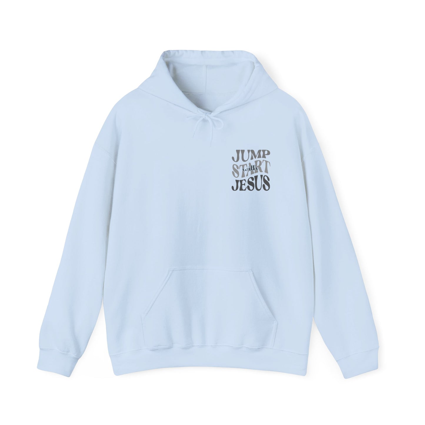Unisex Jump Start with Jesus Wavy Hoodie MN