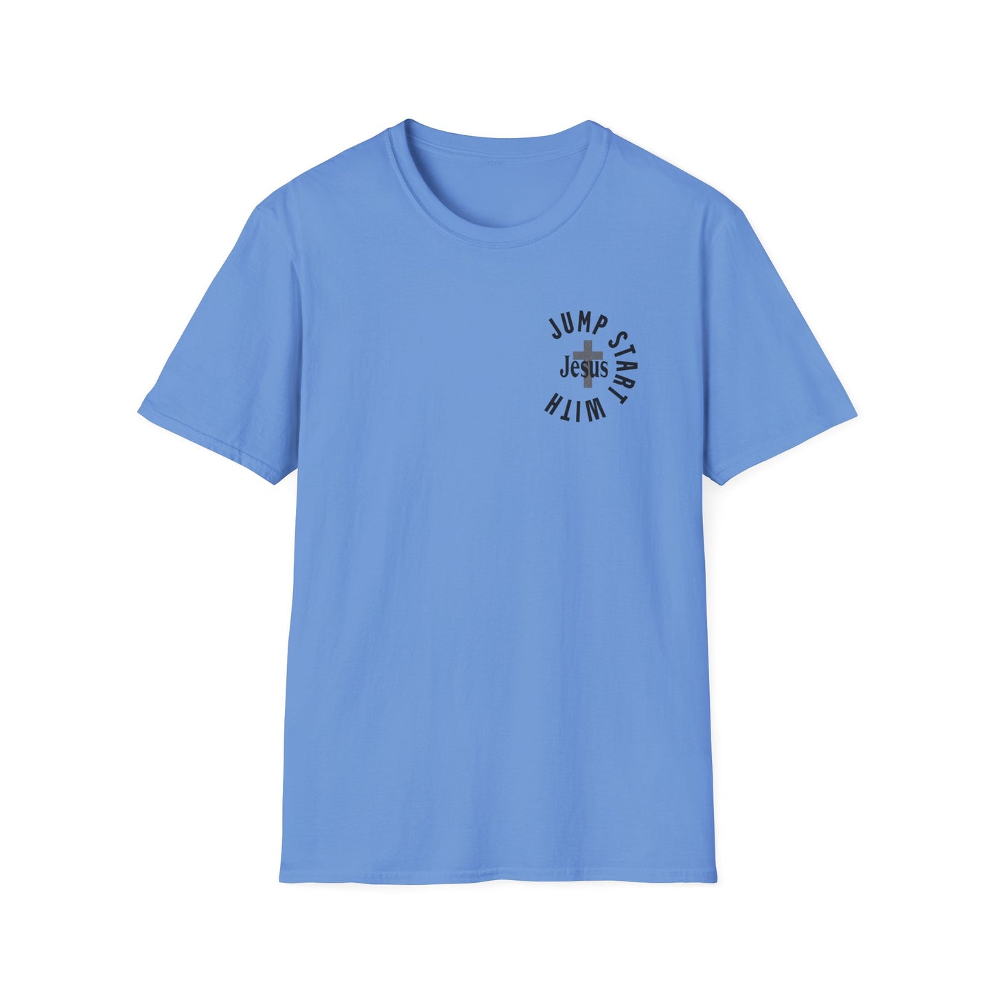 Semicircle Jump Start With Jesus Unisex T-Shirt