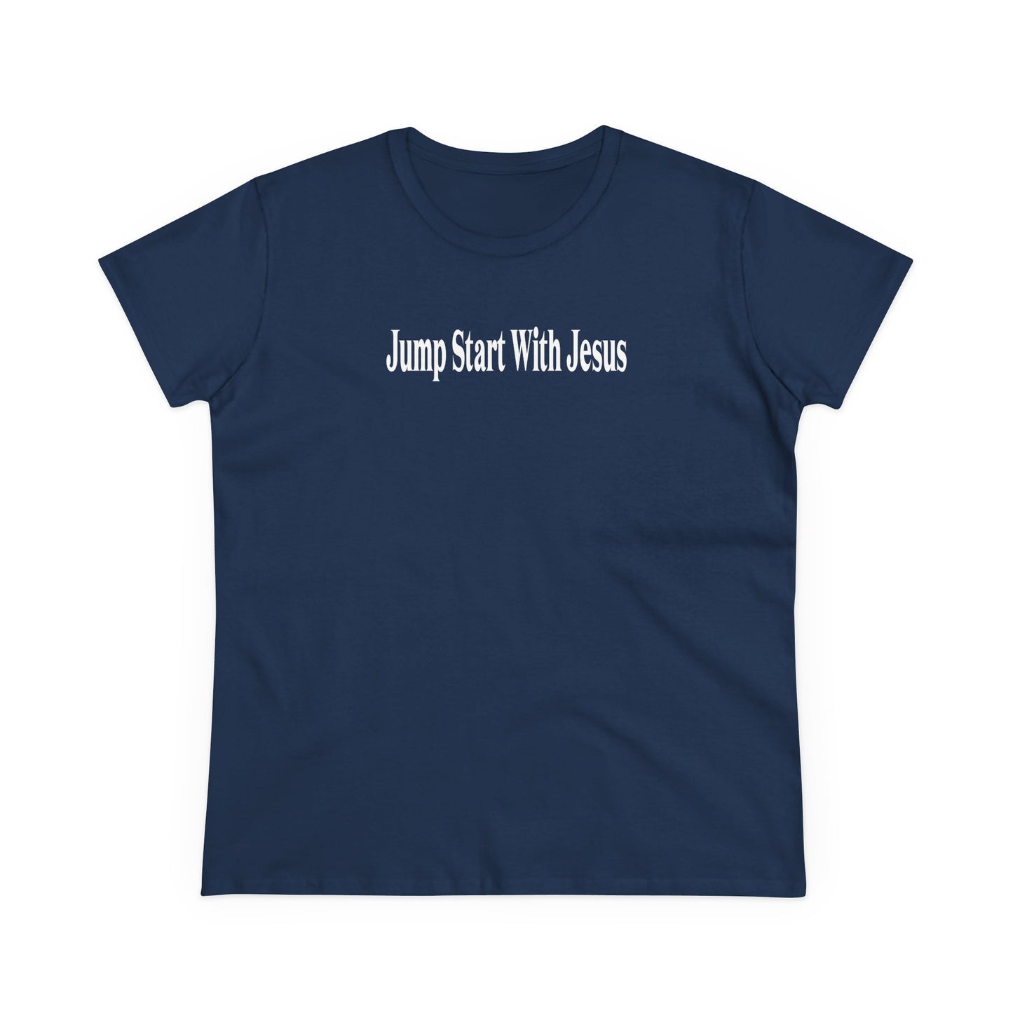 Women's Jump Start Classic White Logo Tee