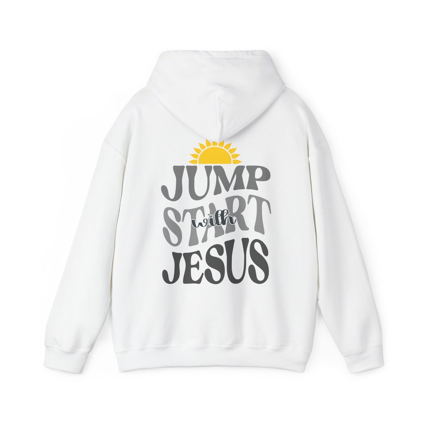 Unisex Jump Start with Jesus Wavy Hoodie MN