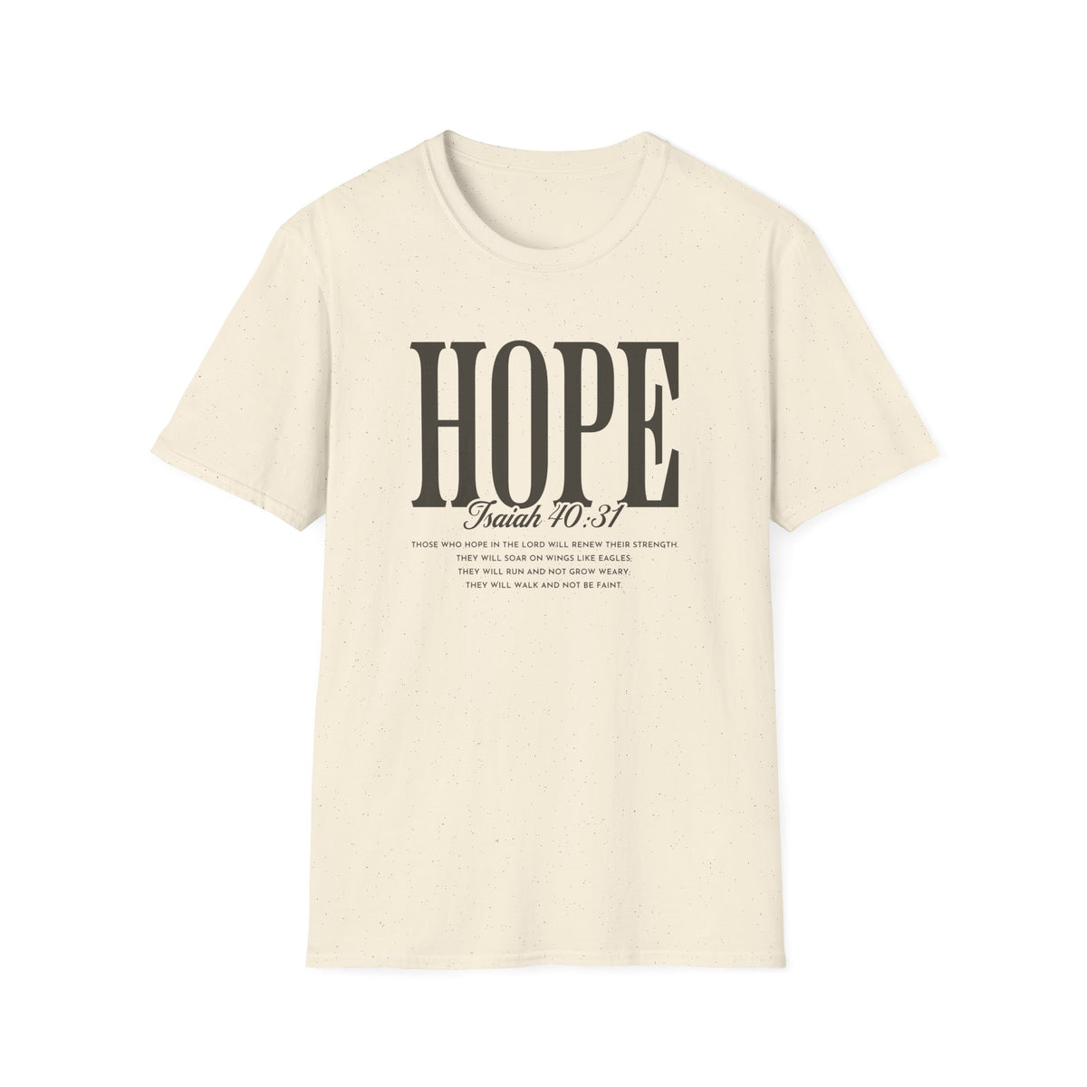 Hope T-Shirt — Inspirational 'Hope' with Isaiah 70:31 Scripture Tee