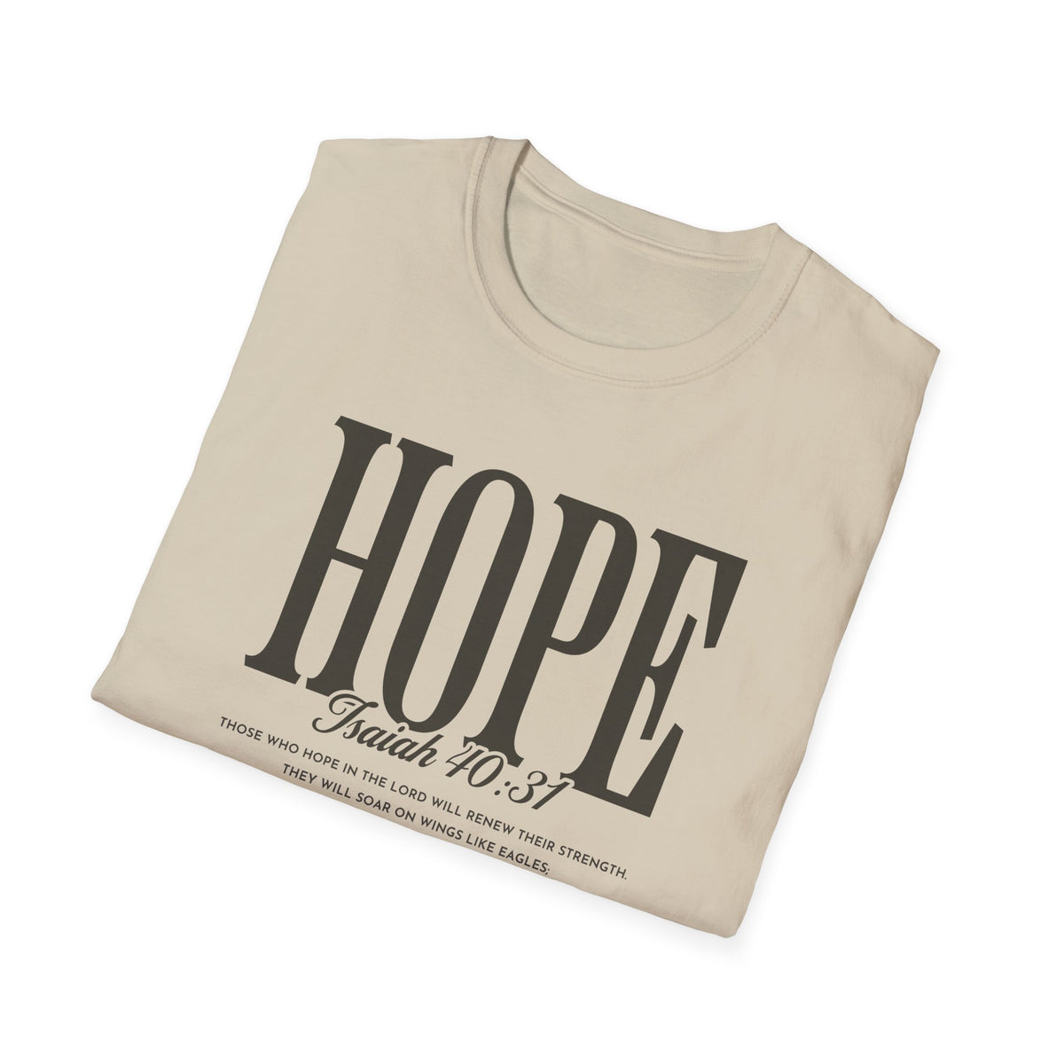 Hope T-Shirt — Inspirational 'Hope' with Isaiah 70:31 Scripture Tee