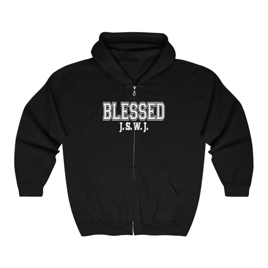 Blessed Unisex Full Zip Hoodie