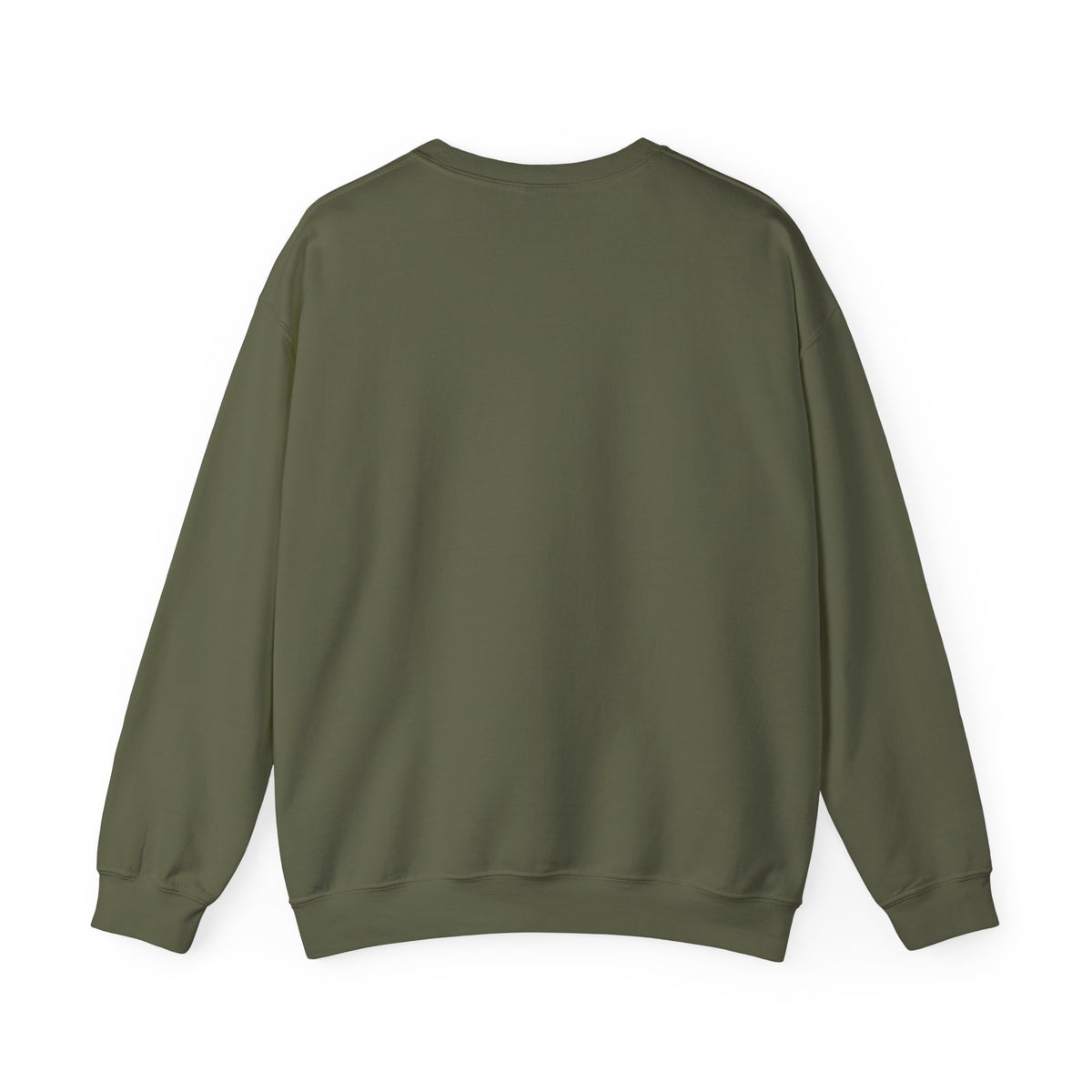 Faith Crewneck Sweatshirt — "For Jesus He Never Leaves" Christian Pullover