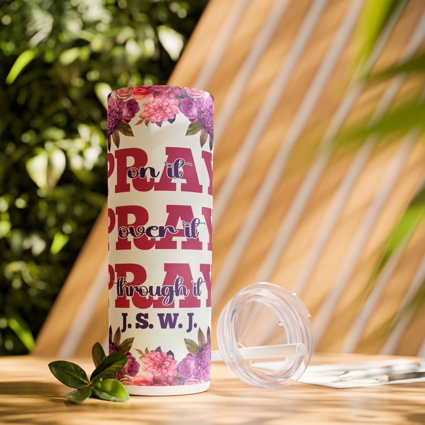 Prayer Brunch Pray on it, Pray Over it, Pray through it Tumbler
