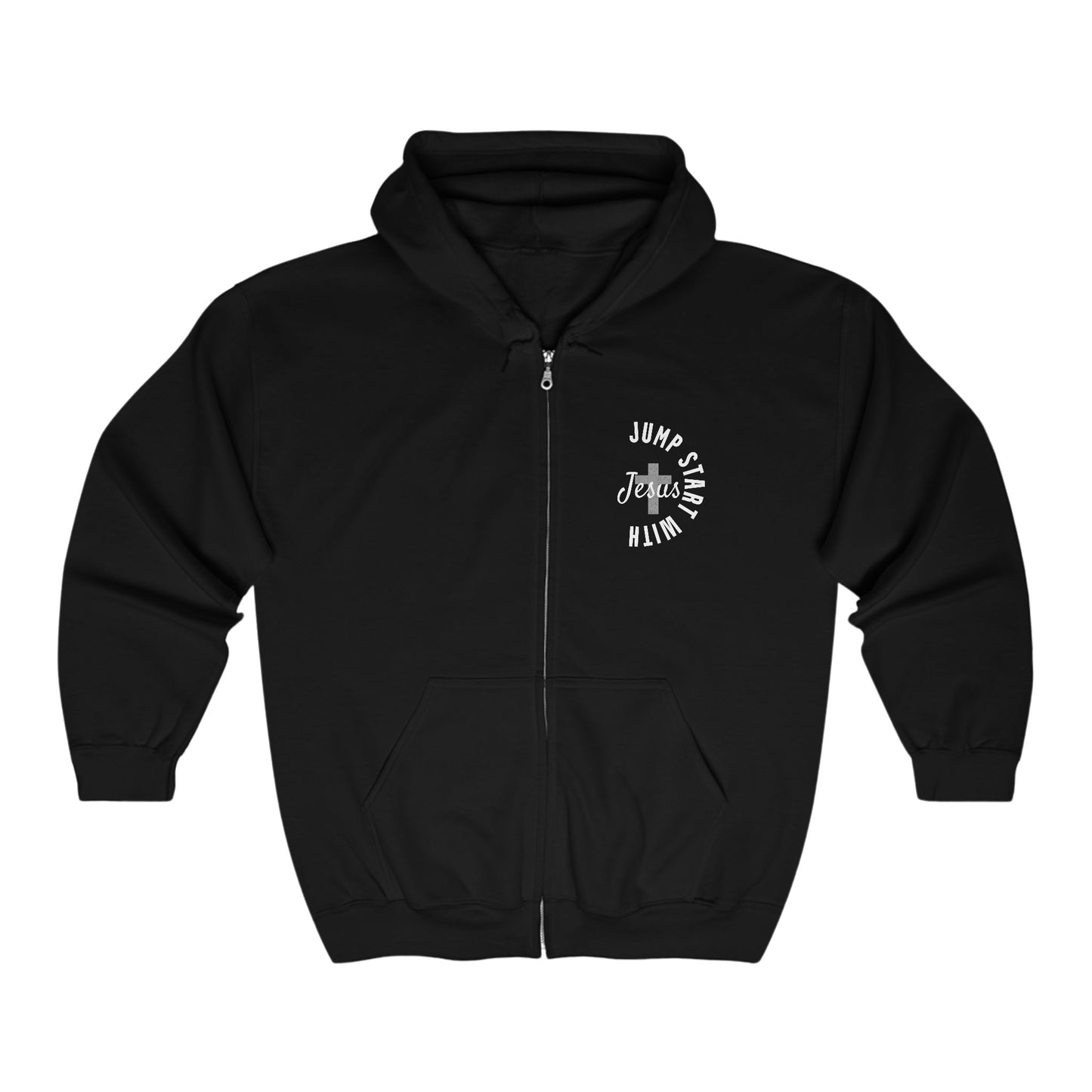 Jumpstart SIMI Circle Unisex Full Zip Hoodie