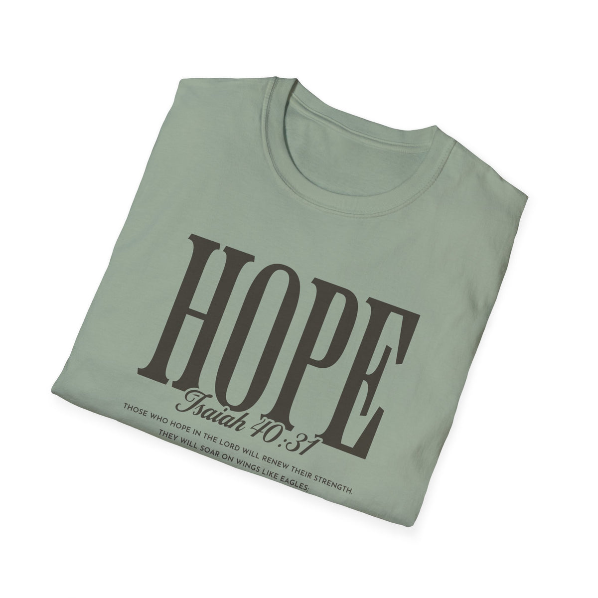 Hope T-Shirt — Inspirational 'Hope' with Isaiah 70:31 Scripture Tee