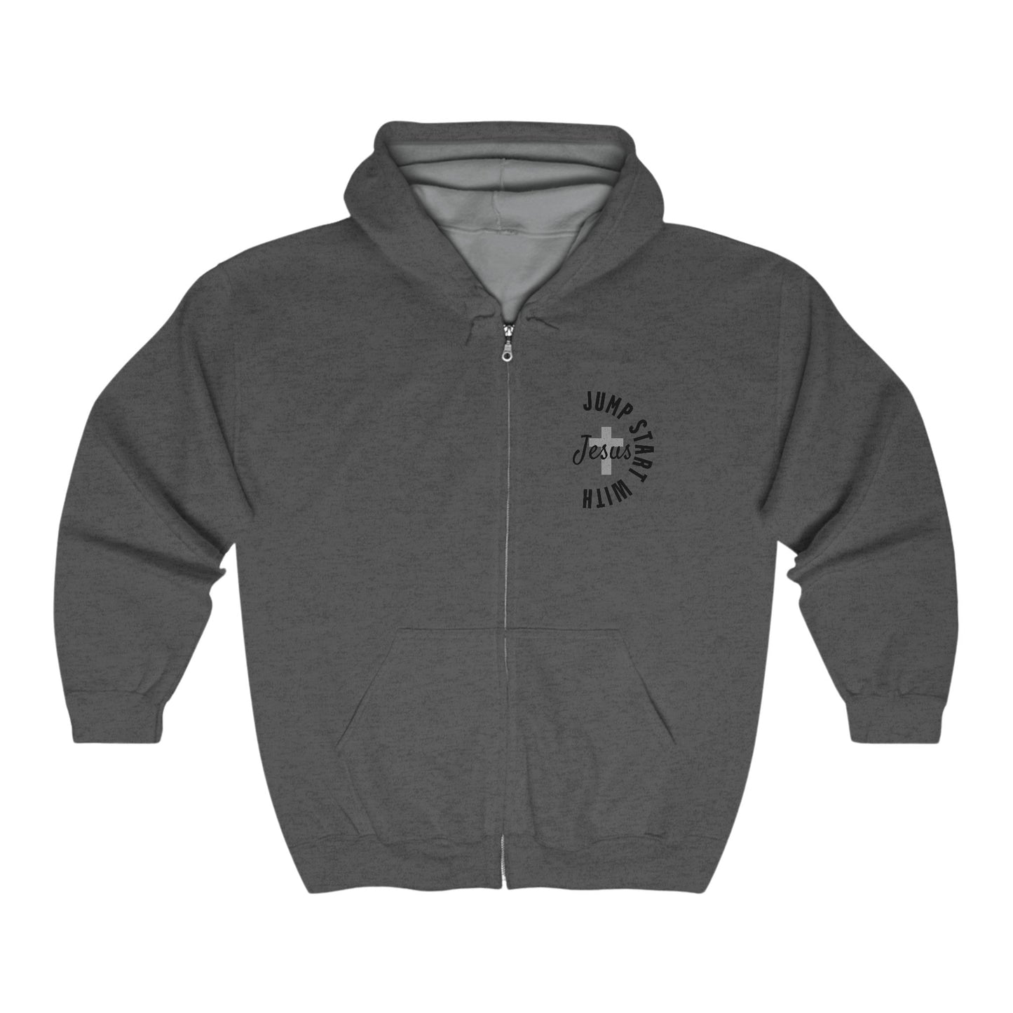 Jumpstart SIMI Circle Unisex Full Zip Hoodie