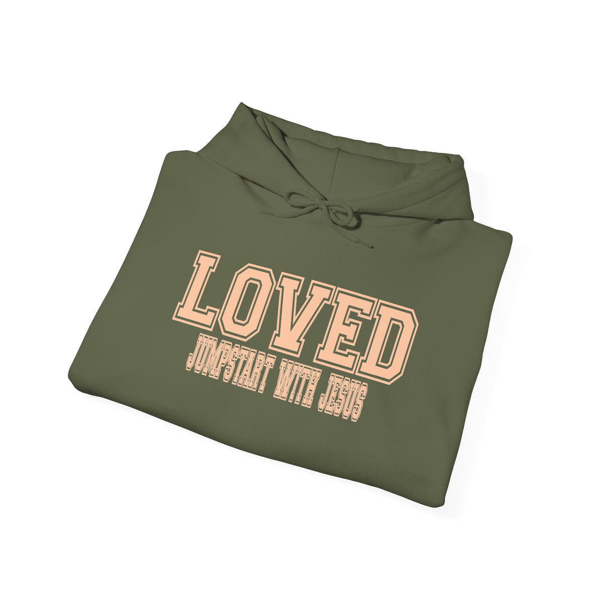 Loved Not Perfect Hoodie — Inspirational Graphic Pullover