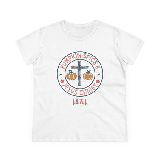 Women's Pumpkin Spice And Jesus Christ WM