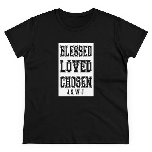 Women's Blessed Loved Chosen Tee