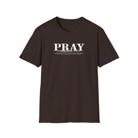 PRAY Christian T-Shirt — Scripture Verse Faith Tee