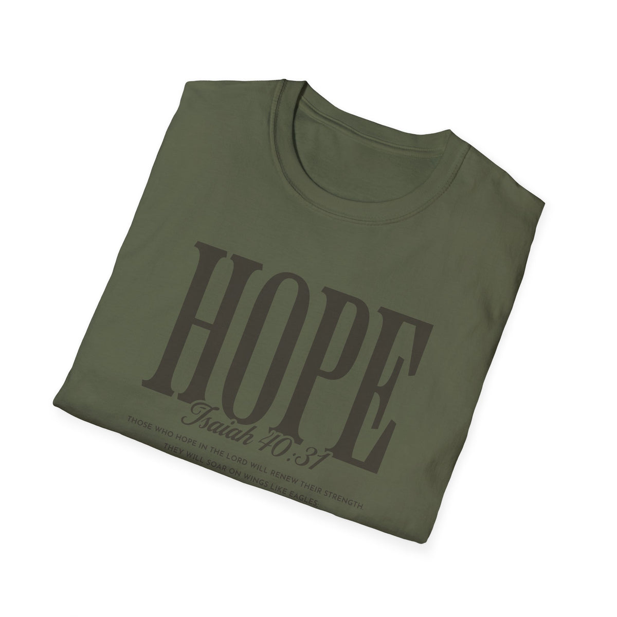 Hope T-Shirt — Inspirational 'Hope' with Isaiah 70:31 Scripture Tee