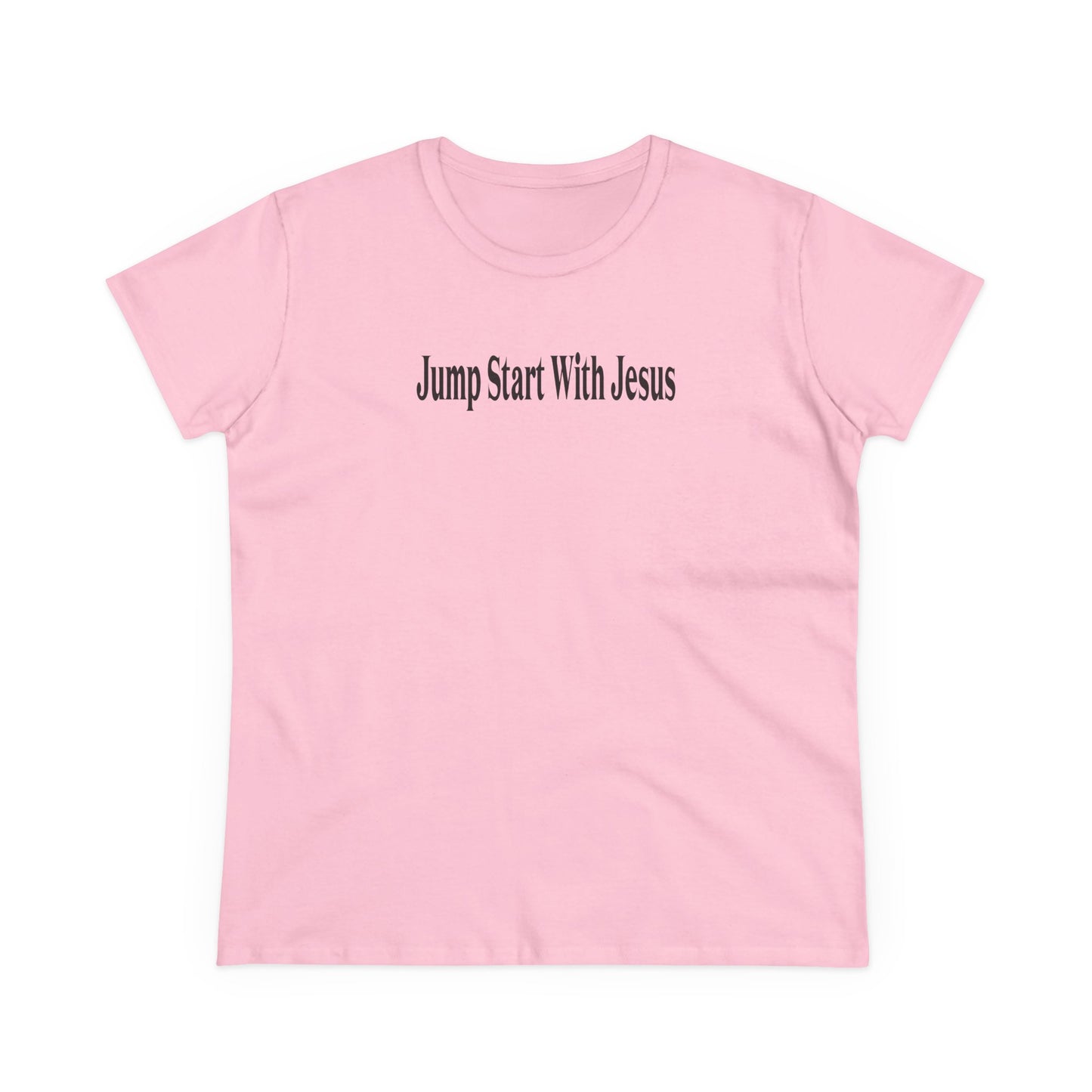 Women's Classic Jump Start Black Logo Tee