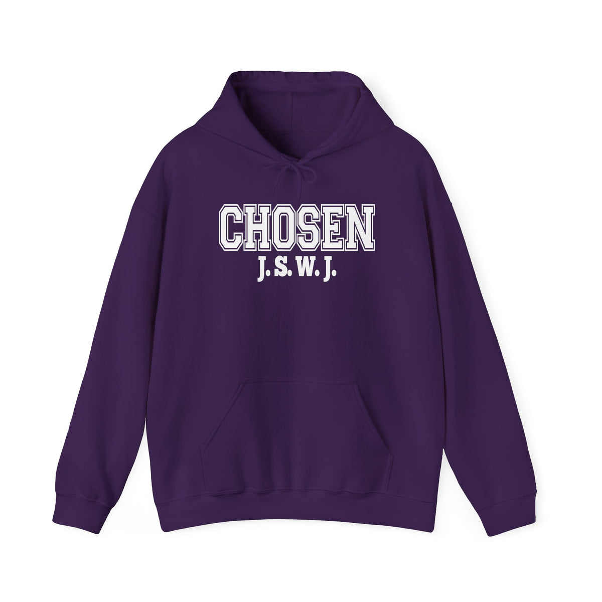 Chosen J.S.W.J. Hoodie — Inspirational Collegiate Pullover
