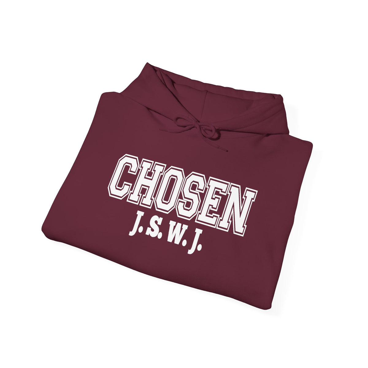 Chosen J.S.W.J. Hoodie — Inspirational Collegiate Pullover