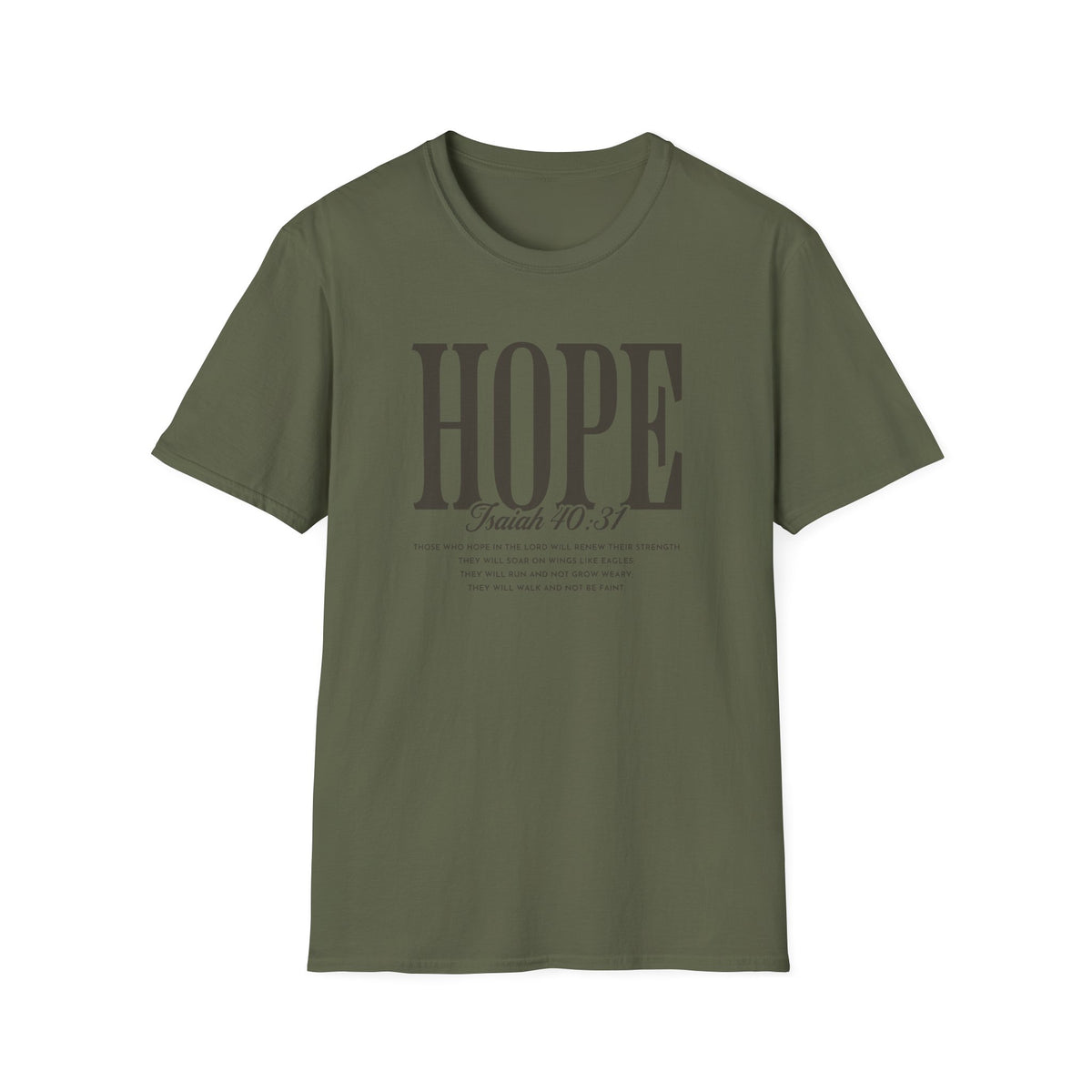 Hope T-Shirt — Inspirational 'Hope' with Isaiah 70:31 Scripture Tee