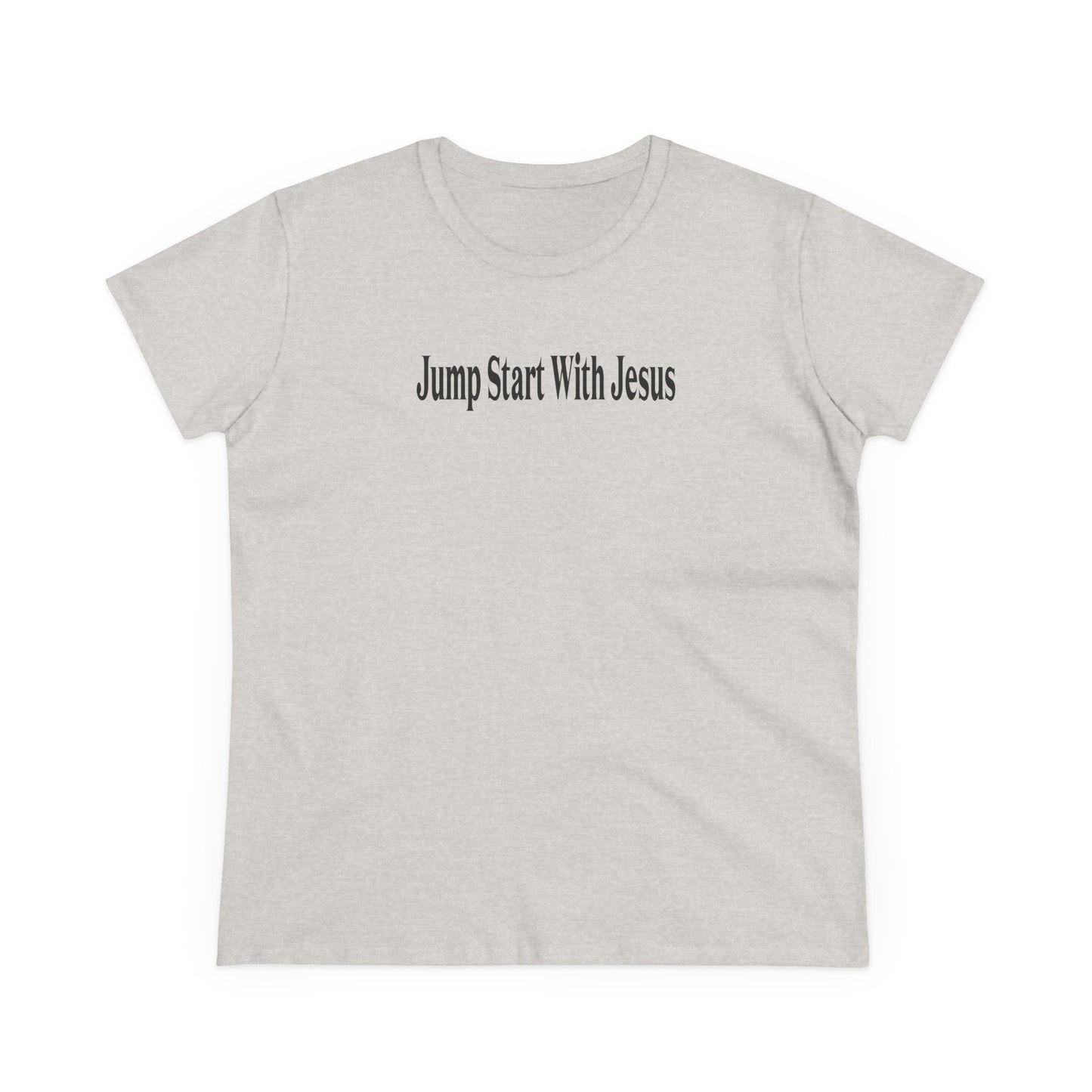 Women's Classic Jump Start Black Logo Tee