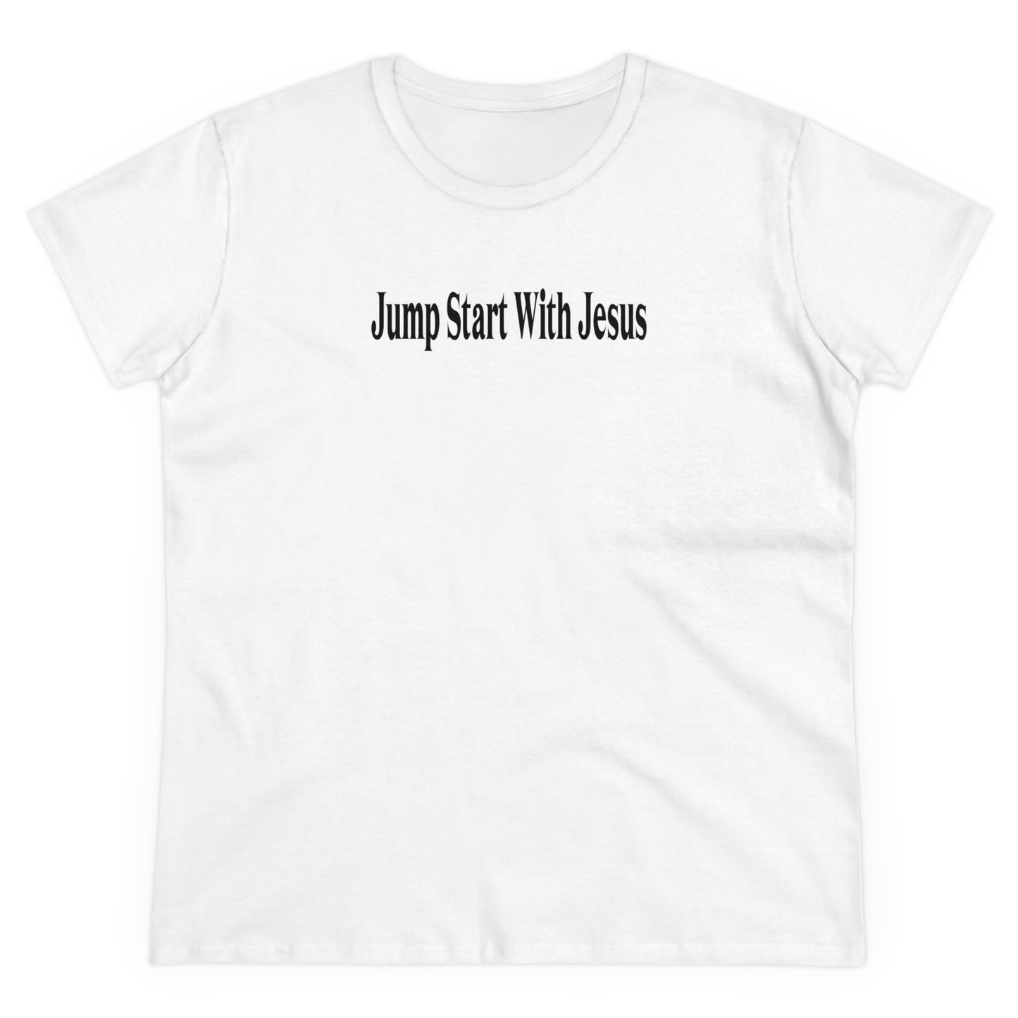 Women's Classic Jump Start Black Logo Tee