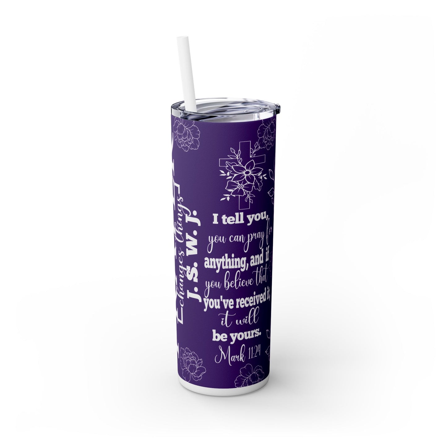 Prayer Brunch Pray Changes things Purple Tumbler