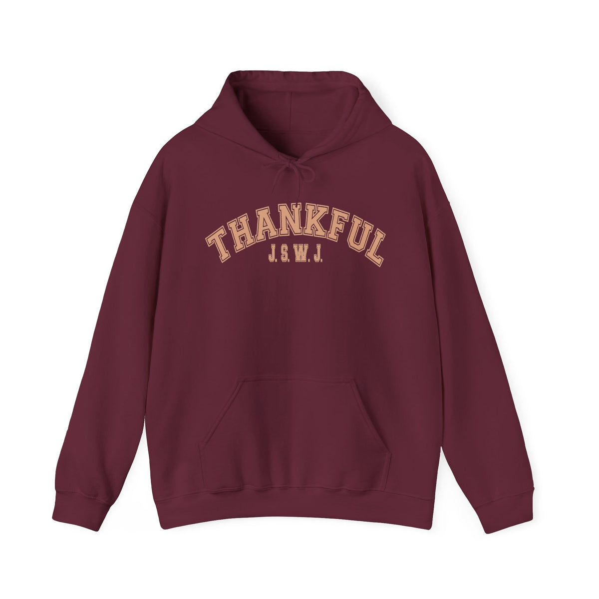 Thankful Pullover Hoodie – Cozy Fall Thanksgiving Sweatshirt