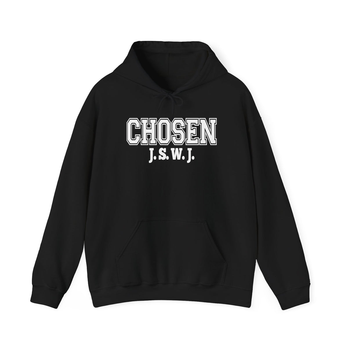 Chosen J.S.W.J. Hoodie — Inspirational Collegiate Pullover