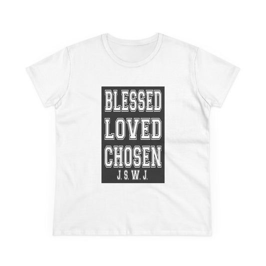 Women's Blessed Loved Chosen Tee