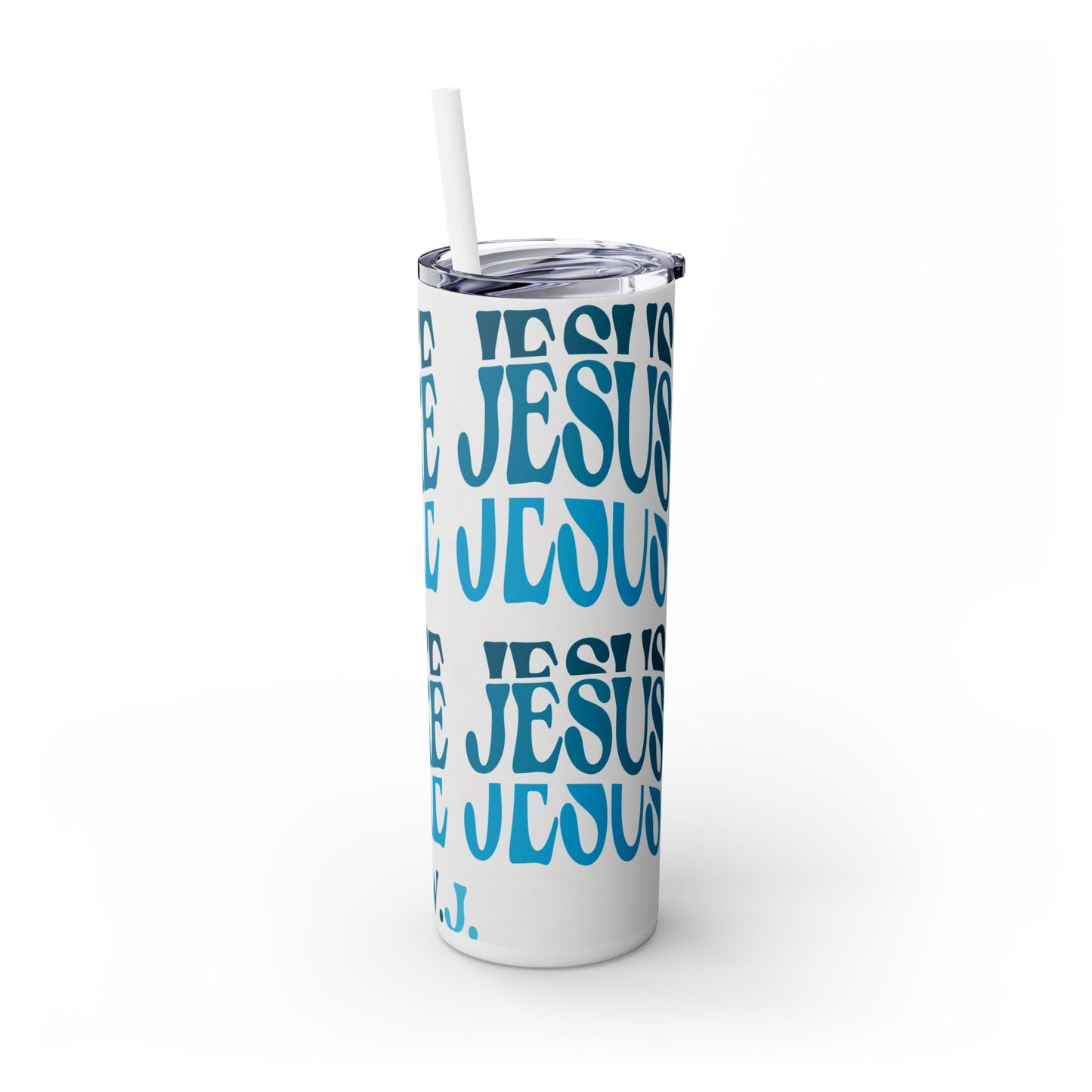 Love Like Jesus Blue Tumbler
