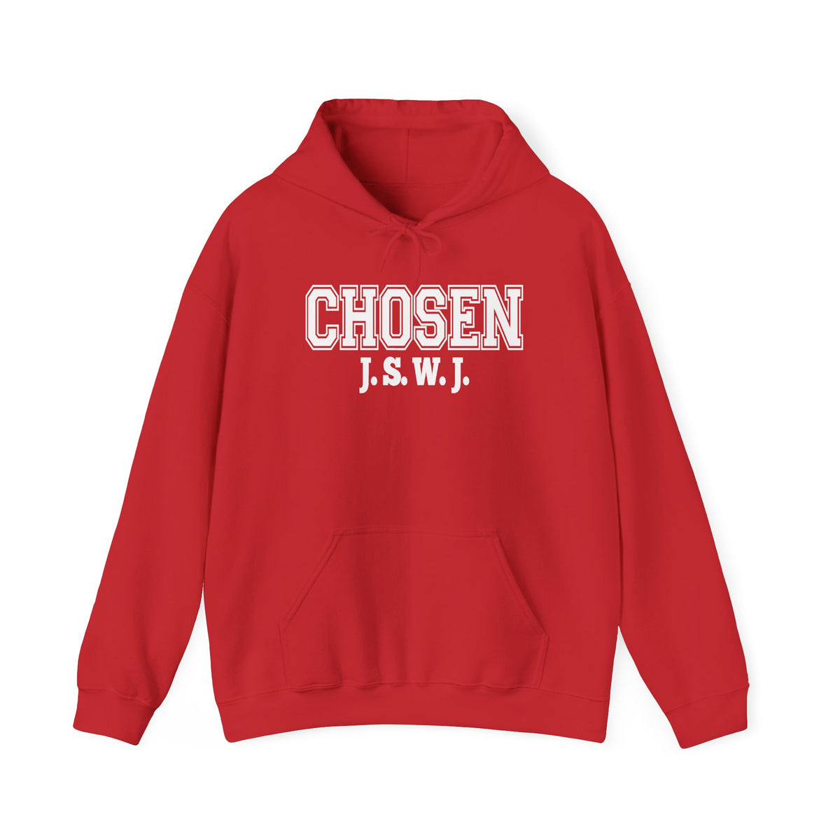 Chosen J.S.W.J. Hoodie — Inspirational Collegiate Pullover