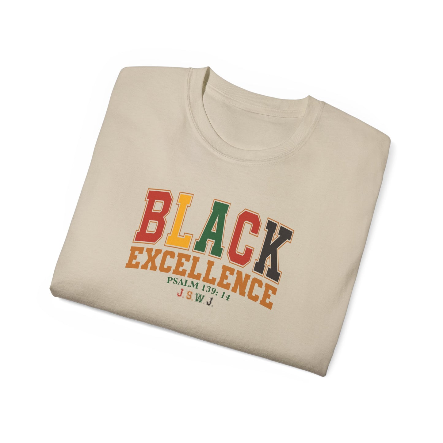 Unisex Tee Black Excellence