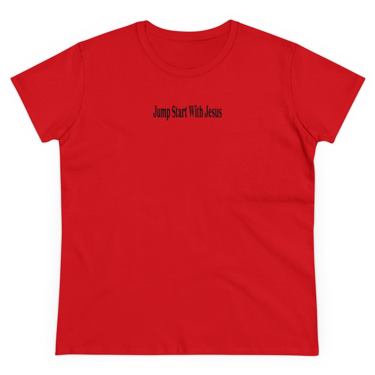 Women's Classic Jump Start Black Logo Tee