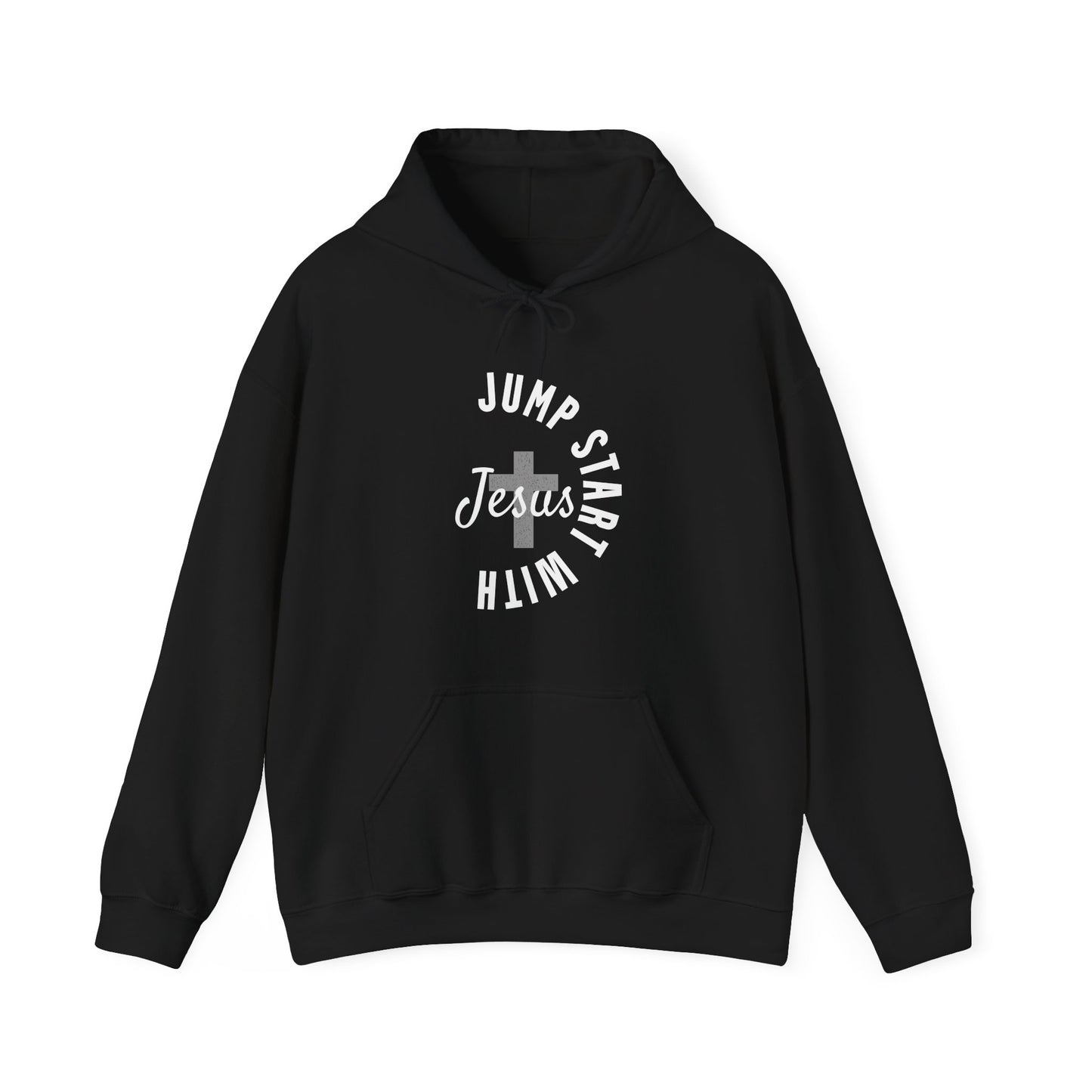 Jump Start With Jesus Semicircle  Unisex  Hoodie