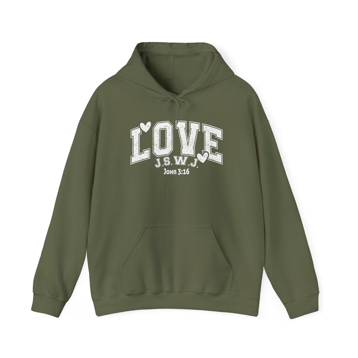 Unisex J.S.W.J Love John 3:16 Hoodie