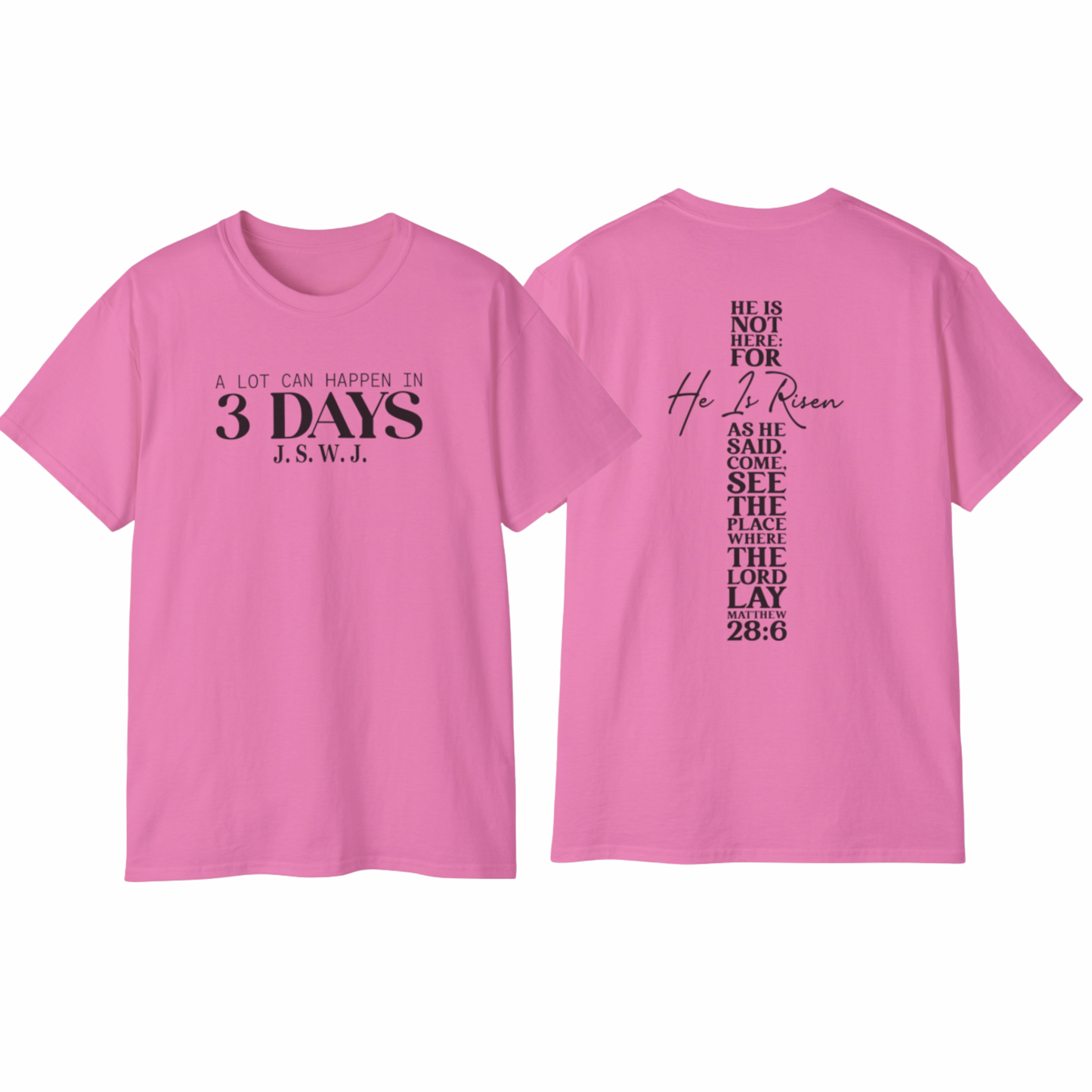 A Lot Can Happen In 3 Days BlK Font WM