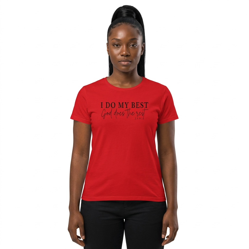 I Do My Best Tee — Inspirational Christian Women’s Cotton Shirt