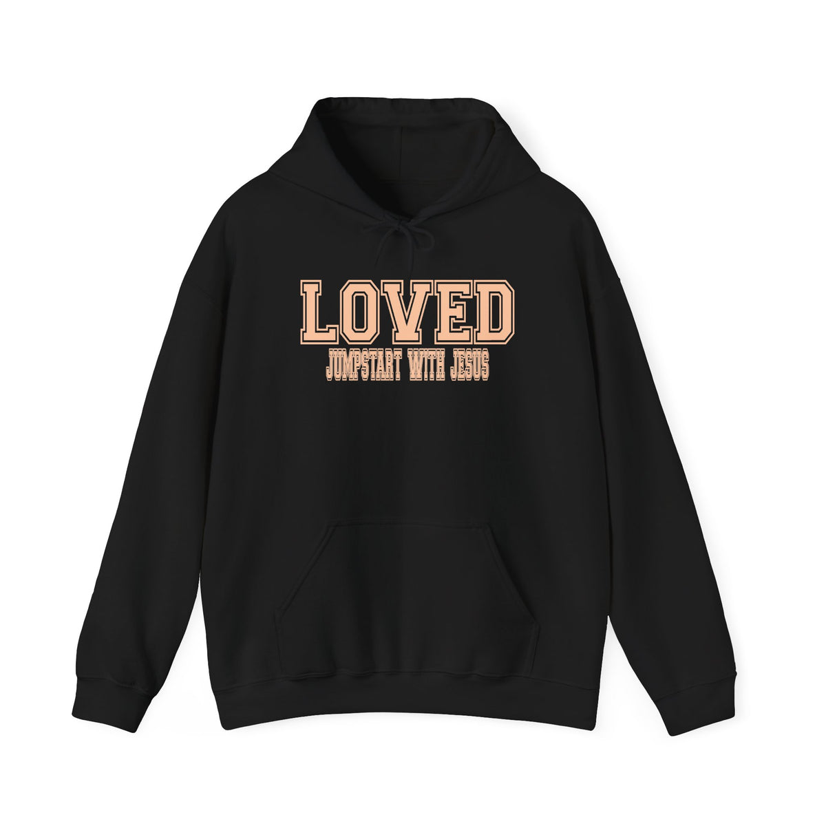 Loved Not Perfect Hoodie — Inspirational Graphic Pullover
