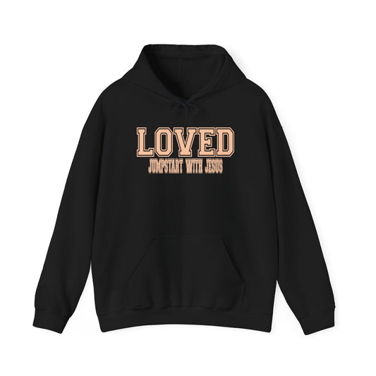 Loved Not Perfect Hoodie — Inspirational Graphic Pullover