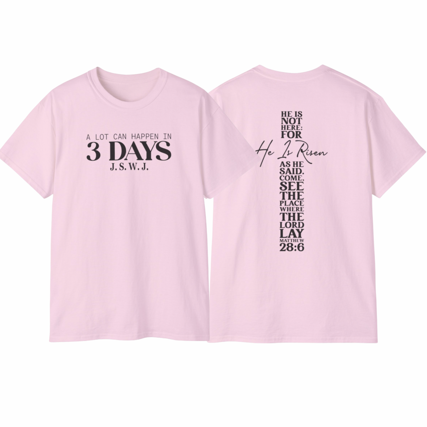 A Lot Can Happen In 3 Days BlK Font WM