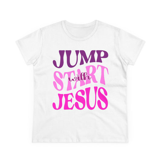 Women's Jump Start with Jesus Shirt